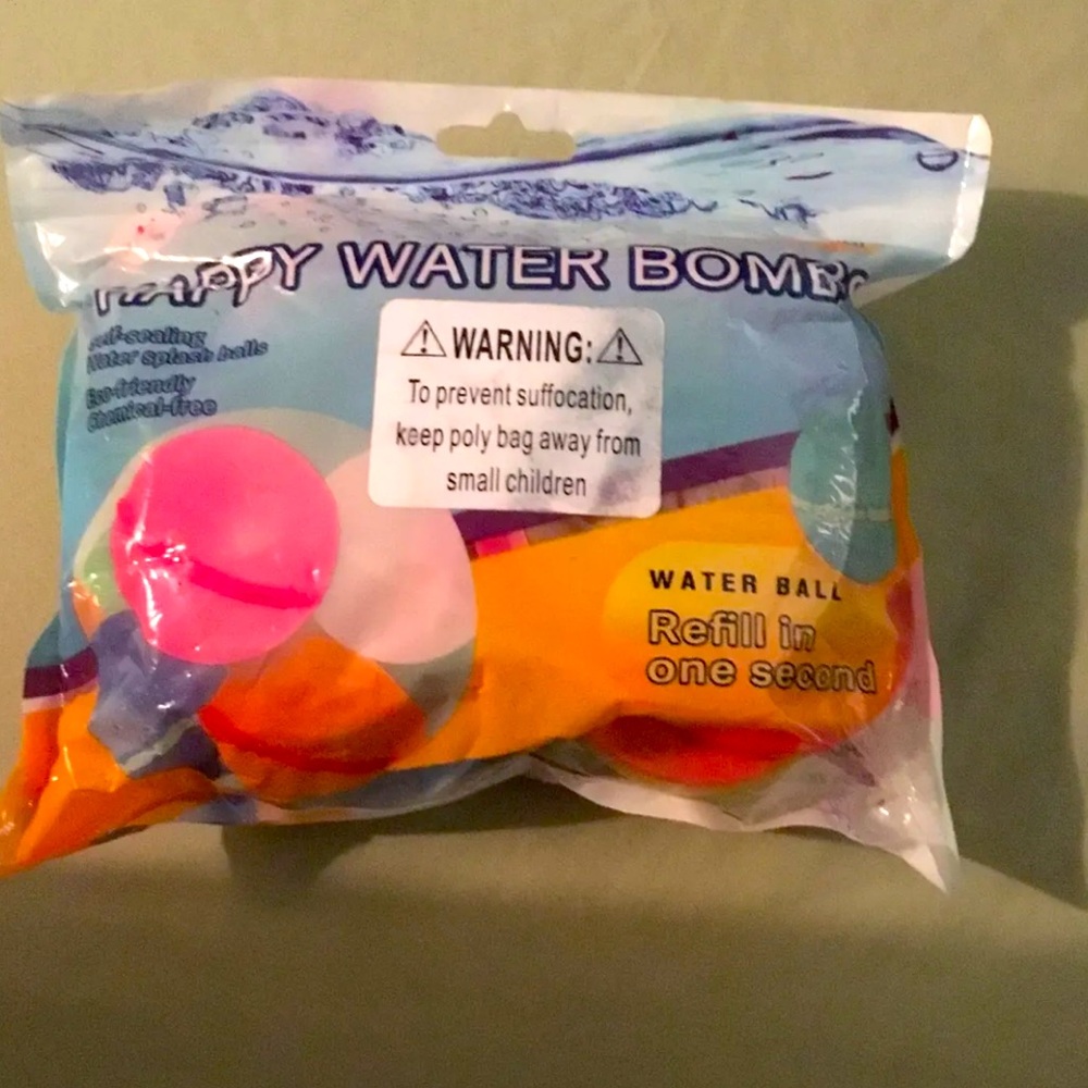 NEW 24 Reusable Water Balloons Quick Fill Self Sealing Water Bomb